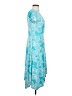 Perceptions Paisley Blue Cocktail Dress Size S - photo 4