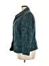Charter Club Tweed Teal Wool Blazer Size 18W - photo 5