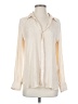 Banana Republic 100% Polyester Ivory Long Sleeve Blouse Size S - photo 1