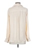 Banana Republic 100% Polyester Ivory Long Sleeve Blouse Size S - photo 2