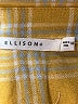 Ellison 100% Cotton Plaid Yellow Long Sleeve Button-Down Shirt Size M - photo 7