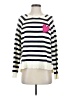 Aqua Stripes White Pullover Sweater Size S - photo 1