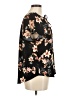 Shein 100% Polyester Floral Black Short Sleeve Blouse Size 6 - photo 4