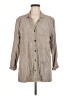 Christopher & Banks Tan 3/4 Sleeve Button-Down Shirt Size M - photo 1