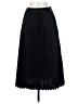H&M 100% Polyester Solid Black Formal Skirt Size S - photo 1