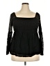 Torrid Black 3/4 Sleeve Top Size (2) - photo 1
