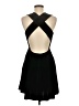 Fore Solid Black Cocktail Dress Size M - photo 2