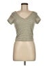 Eyeshadow Stripes Green Short Sleeve T-Shirt Size M - photo 1
