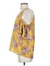 Blue Rain 100% Polyester Yellow Sleeveless Blouse Size S - photo 5