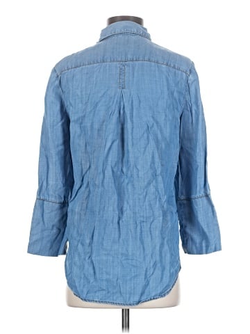 Velvet Heart 3/4 Sleeve Button-Down Shirt (view 2)