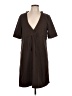 Gap Solid Brown Casual Dress Size L - photo 1