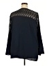 Roz & Ali 100% Polyester Blue Long Sleeve Blouse Size 2X - photo 2