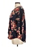 Torrid 100% Rayon Floral Black 3/4 Sleeve Blouse Size Med Plus (00) - photo 5