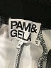 Pam & Gela Floral Black Casual Pants Size M - photo 6