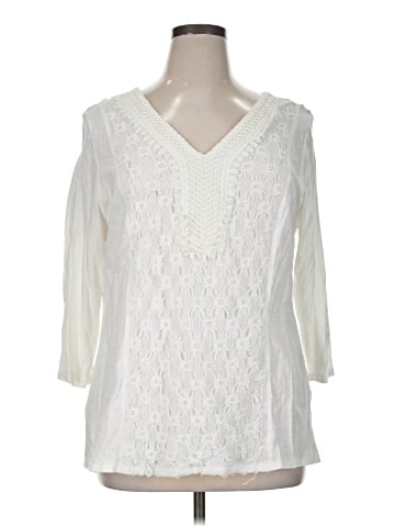 Ruby Rd. 3/4 Sleeve Blouse (view 1)