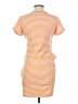 Lillusory Stripes Orange Casual Dress Size S - photo 2
