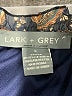 Lark + Grey 100% Polyester Paisley Black Casual Dress Size L - photo 7