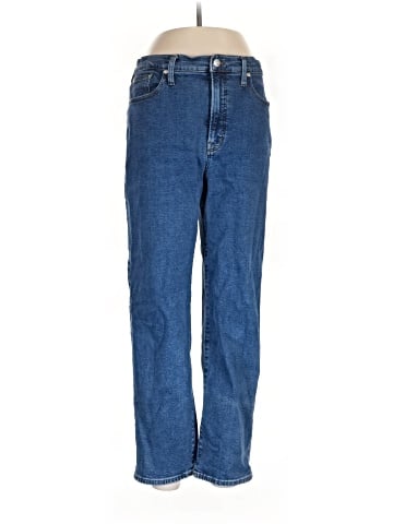 Madewell The Perfect Vintage Straight Jean in Bright Indigo Wash: Instacozy Edition (view 1)