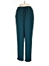 Naked Zebra 100% Polyester Solid Teal Casual Pants Size S - photo 1
