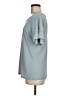 Mittoshop Teal Gray Short Sleeve Top Size M - photo 5