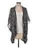Ann Taylor LOFT Floral Blue Gray Kimono Size XS - photo 1