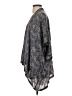 Ann Taylor LOFT Floral Blue Gray Kimono Size XS - photo 5