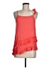 Ro & De 100% Rayon Orange Sleeveless Blouse Size M - photo 1