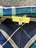 NSR 100% Rayon Plaid Blue Long Sleeve Button-Down Shirt Size S - photo 7