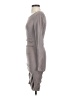 Express Solid Gray Casual Dress Size S - photo 5