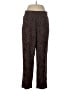 Gap Fit 100% Polyester Animal Print Brown Casual Pants Size L - photo 1