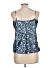 Club Monaco 100% Polyester Blue Sleeveless Top Size L - photo 2
