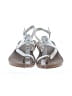 Assorted Brands Silver White Sandals Size 7 1/2 - photo 2