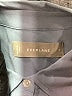 Everlane 100% Silk Blue Long Sleeve Silk Top Size 0 - photo 7