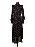 Hatch 100% Polyester Polka Dots Black Casual Dress Size XS Maternity (0) - photo 2
