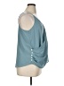 Impressions 100% Polyester Teal Sleeveless Blouse Size 1X - photo 4