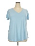 Torrid Blue Short Sleeve T-Shirt Size 3X Plus (3) - photo 1