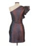Veronica Beard Metallic Silver Cocktail Dress Size 8 - photo 2