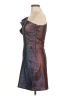 Veronica Beard Metallic Silver Cocktail Dress Size 8 - photo 5