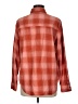 Universal Thread 100% Cotton Plaid Orange Long Sleeve Button-Down Shirt Size M - photo 2