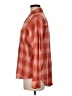 Universal Thread 100% Cotton Plaid Orange Long Sleeve Button-Down Shirt Size M - photo 5
