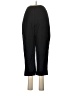 Larry Levine Solid Black Linen Pants Size 8 - photo 1