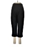 Larry Levine Solid Black Linen Pants Size 8 - photo 2
