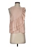 Vero Moda 100% Polyester Pink Tan Sleeveless Blouse Size XS - photo 1