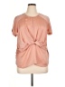 Harve Benard 100% Polyester Pink Short Sleeve Blouse Size XL - photo 1