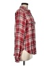 Paige 100% Viscose Plaid Red Long Sleeve Button-Down Shirt Size M - photo 4