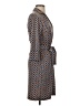 J. McLaughlin Print Brown Casual Dress Size XS - photo 4