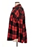 Old Navy 100% Cotton Plaid Red Long Sleeve Button-Down Shirt Size XL - photo 5