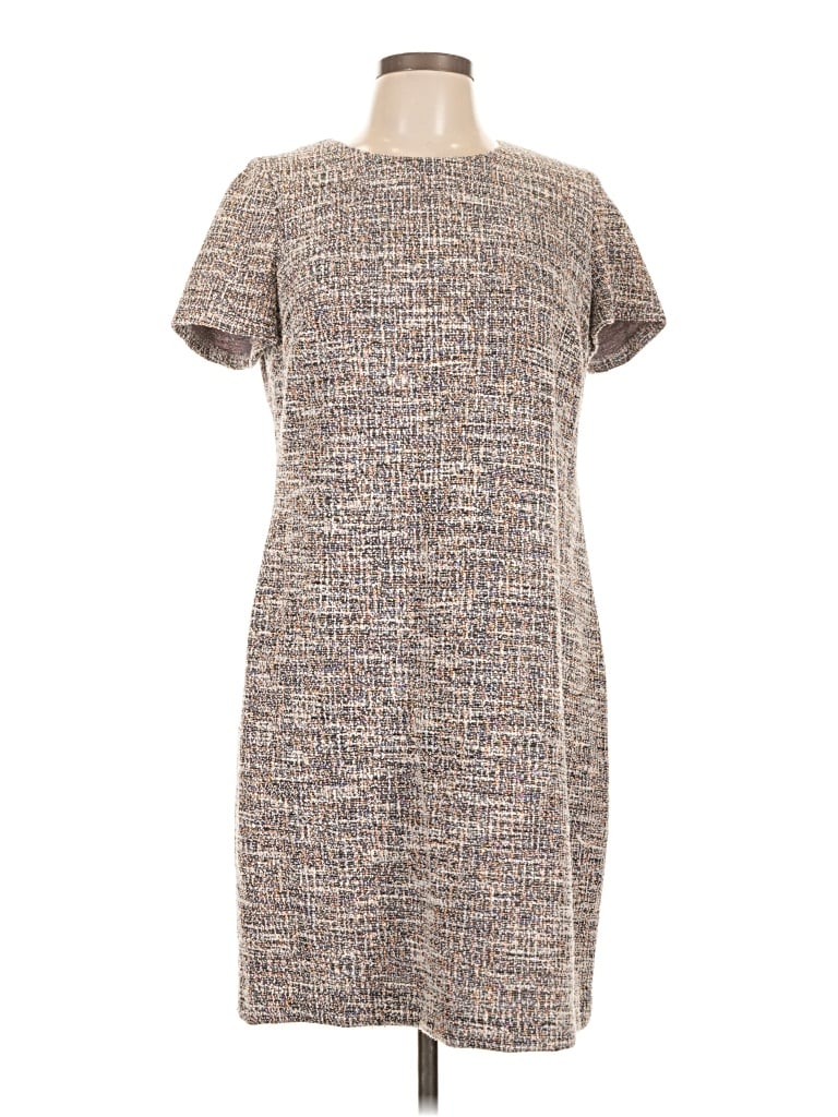 Pre-owned Calvin Klein Casual Dress In Gray