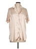 Jodifl Tan Short Sleeve Blouse Size L - photo 1