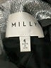 Milly Metallic Silver Cocktail Dress Size 6 - photo 6